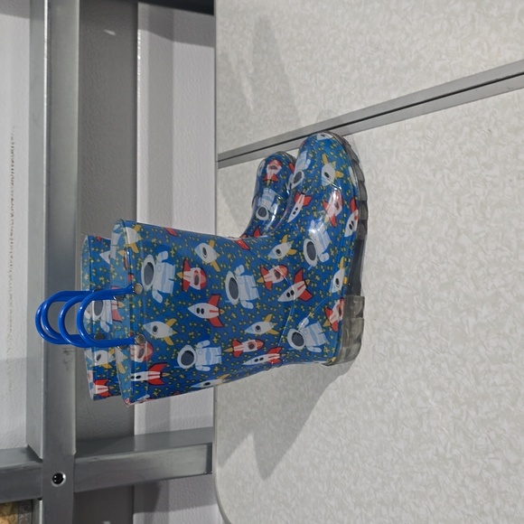 Source Unknown Other - Astronaut and Rocket Rubbber Light‎ Up Boots Size 1